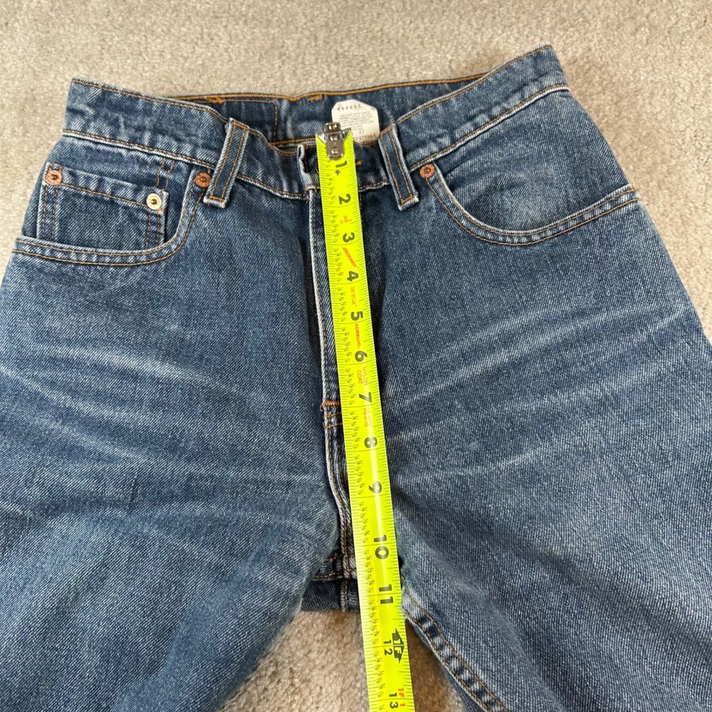 Vintage 90s Levis 550 Relaxed Fit Jeans Kids 3 JR L Blue High Rise Made In USA - Picture 12 of 16
